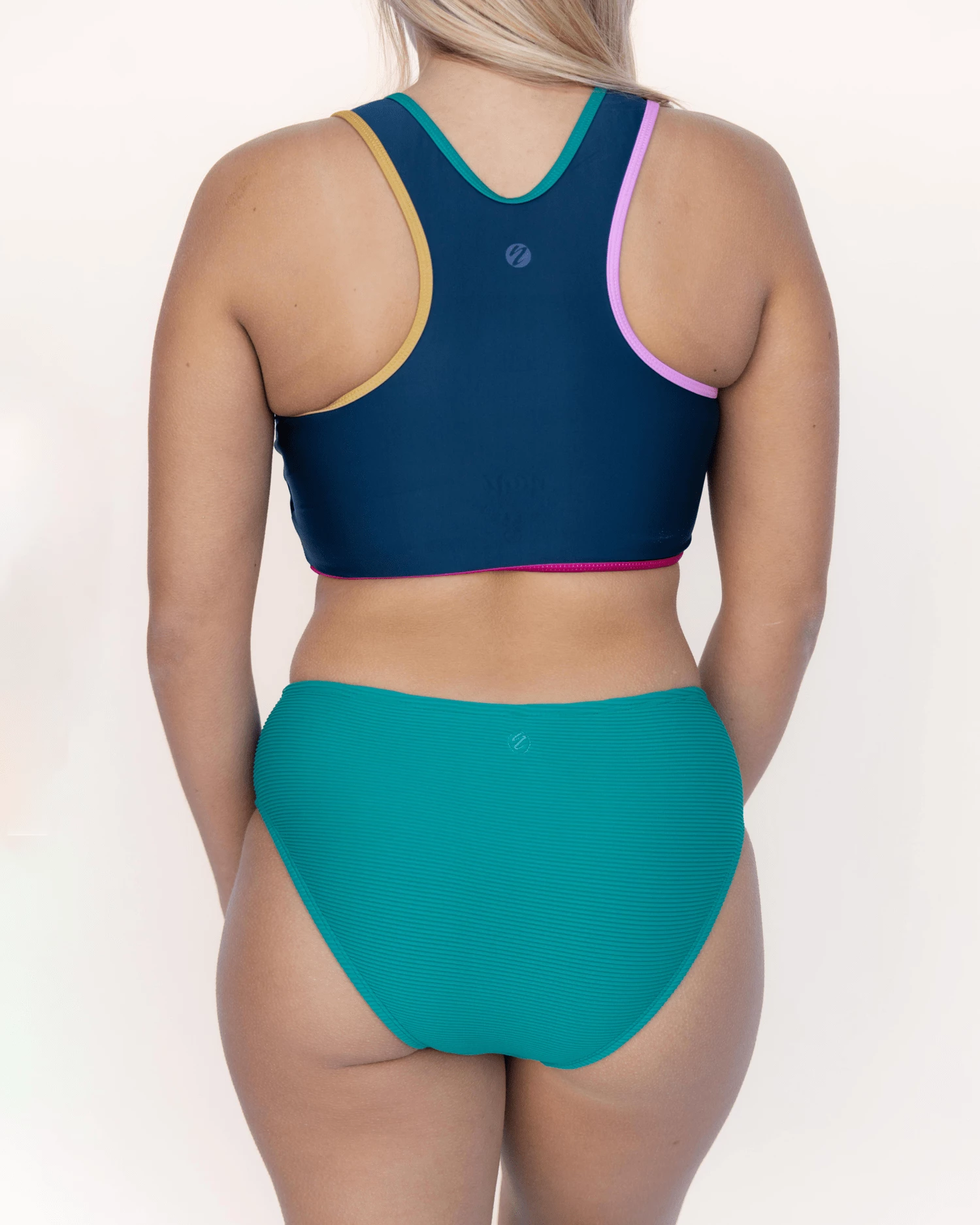 Textured Emerald Bikini Bottom - Image 6