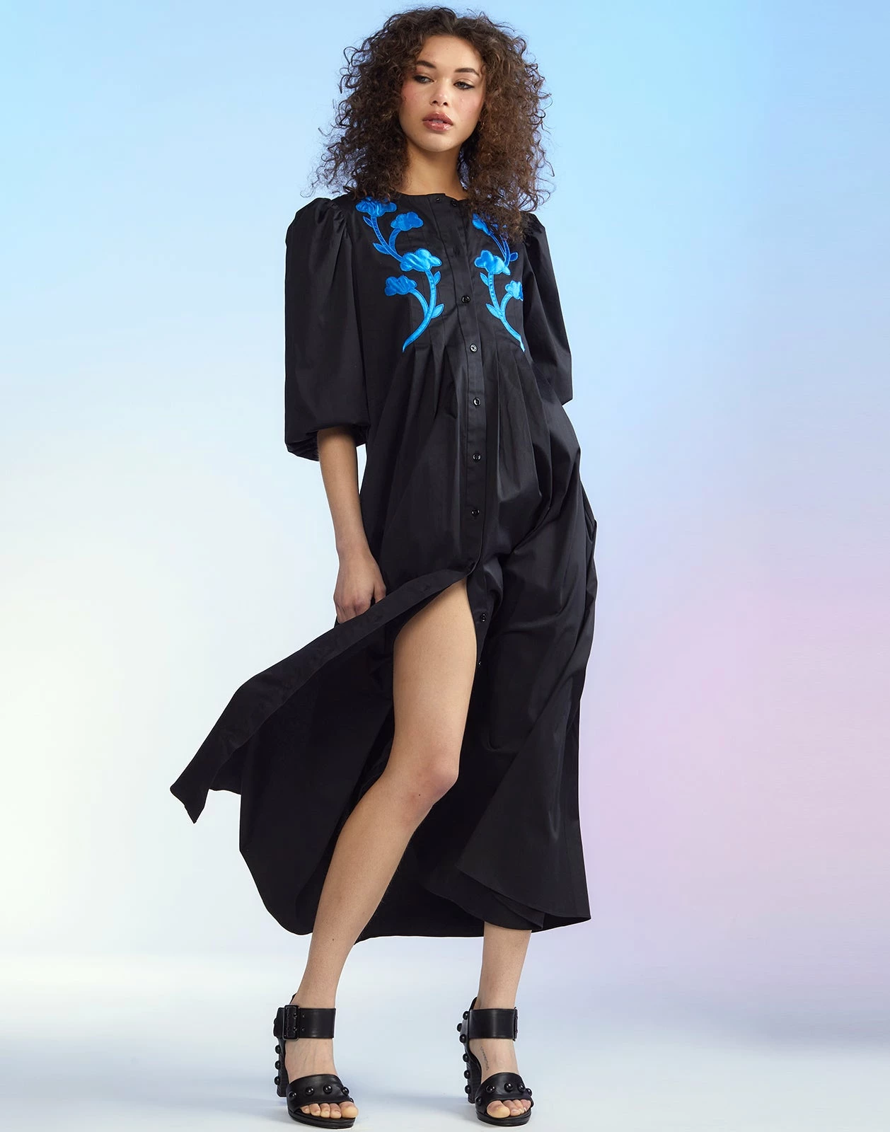 CYNTHIA ROWLEY Annabelle Cotton Maxi Dress - Image 6