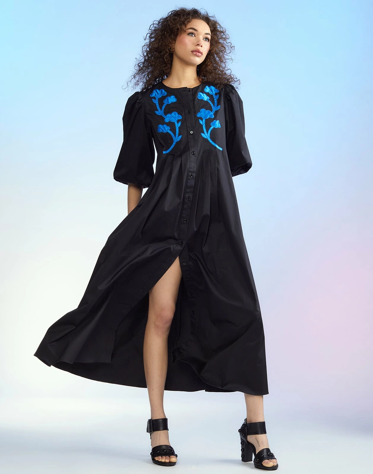 CYNTHIA ROWLEY Annabelle Cotton Maxi Dress - Image 10