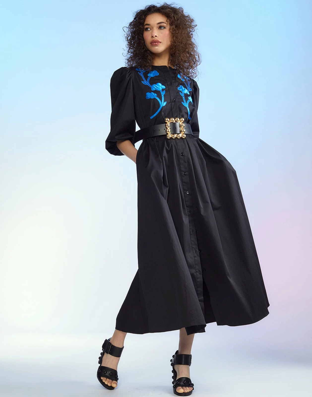 CYNTHIA ROWLEY Annabelle Cotton Maxi Dress - Image 2