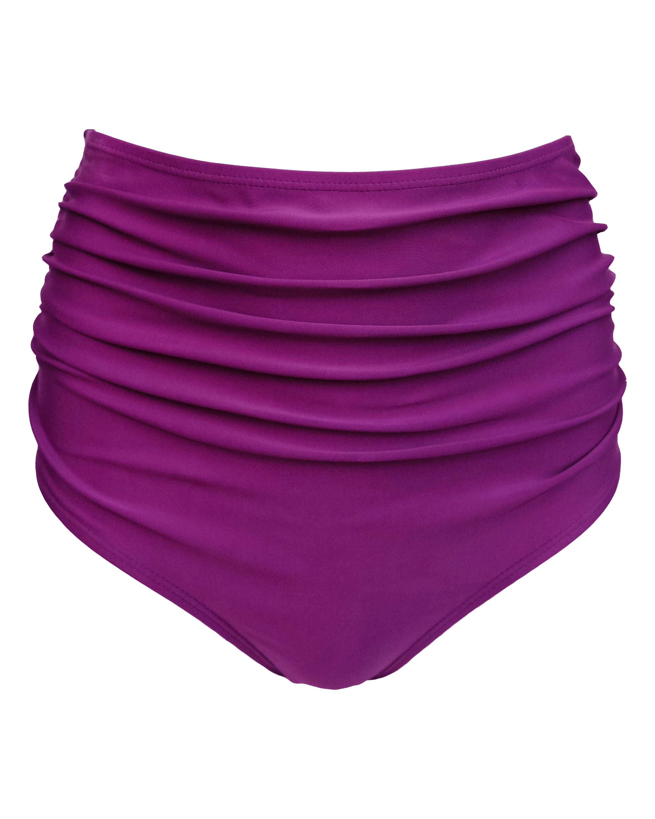 Plum Ruched High Rise Bottom - Image 4