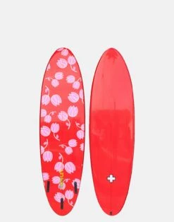CYNTHIA ROWLEY Custom Short Surfboard - Tulips