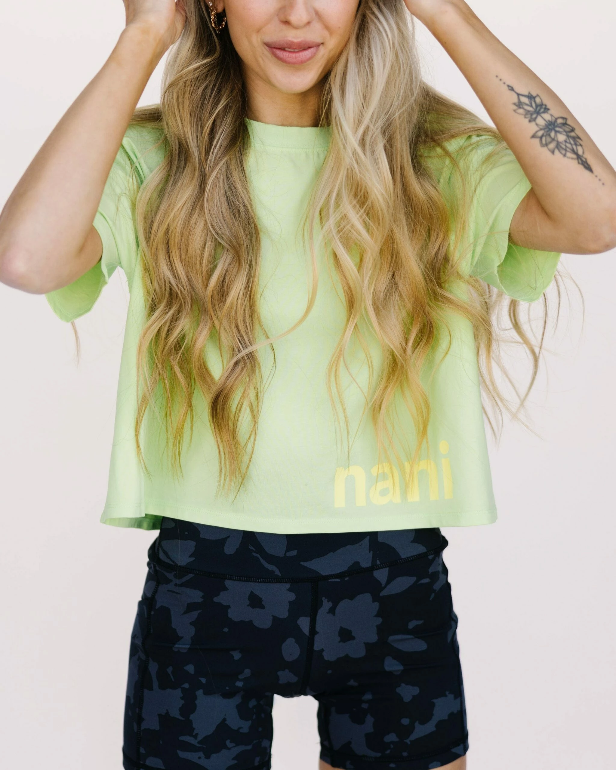 Exclusive Lime Nani Tee - Image 2