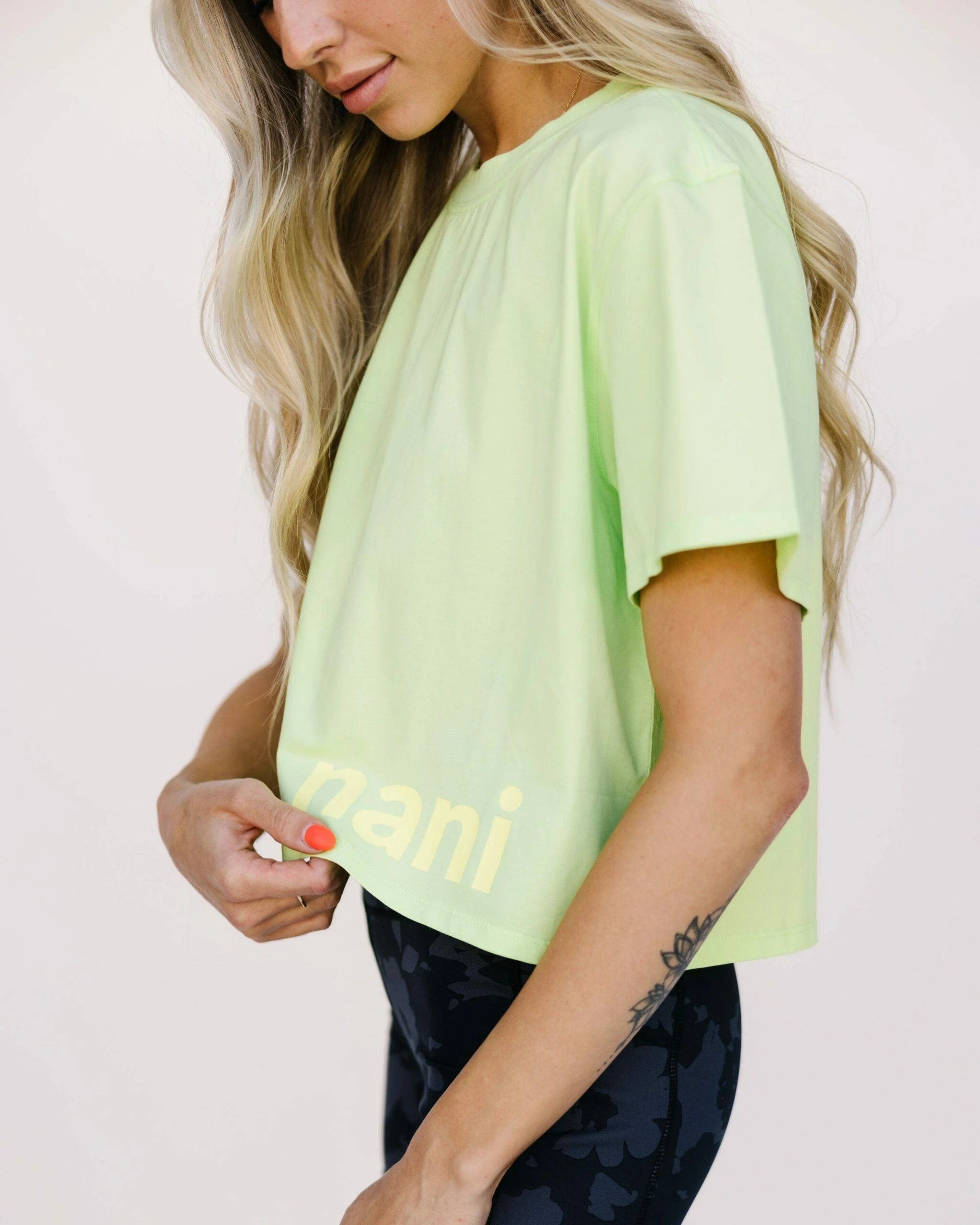 Exclusive Lime Nani Tee - Image 4