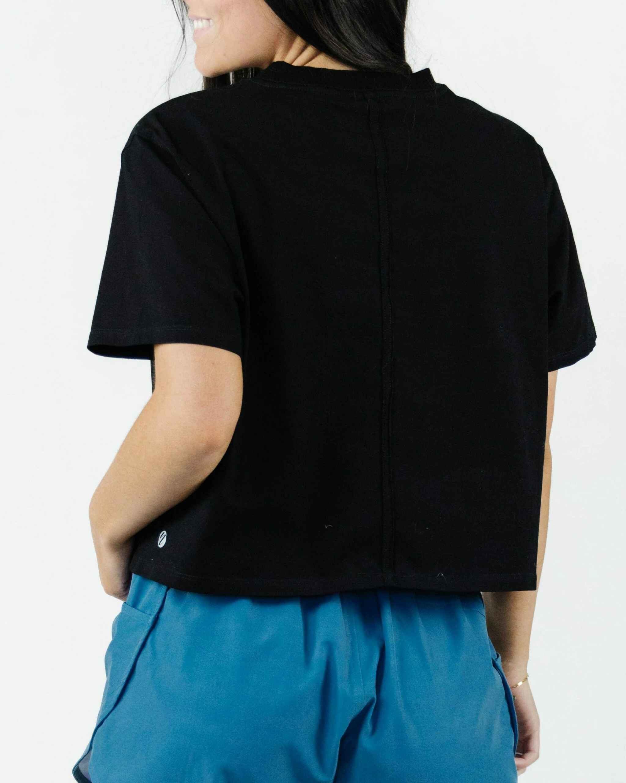 Black Crop Tee - Image 3