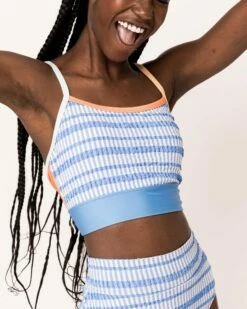 Gingham Shaka Bralette