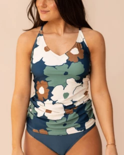Birch Floral V-Neck Tankini