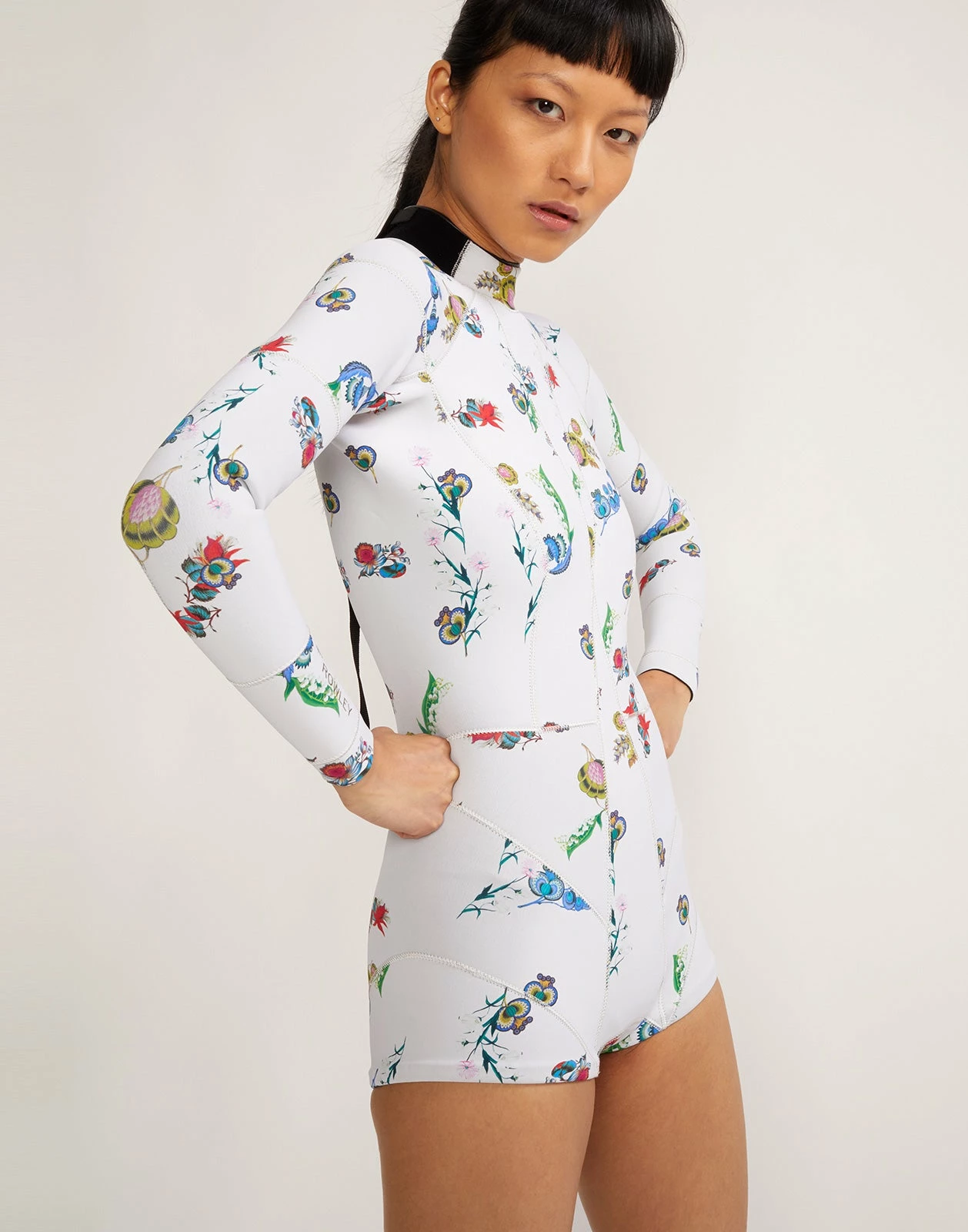 CYNTHIA ROWLEY Garden Floral High Tide Wetsuit - Image 4