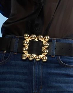 CYNTHIA ROWLEY Oversized Buckle Belt