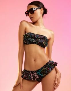 CYNTHIA ROWLEY Flirt Cotton Bikini Bottom