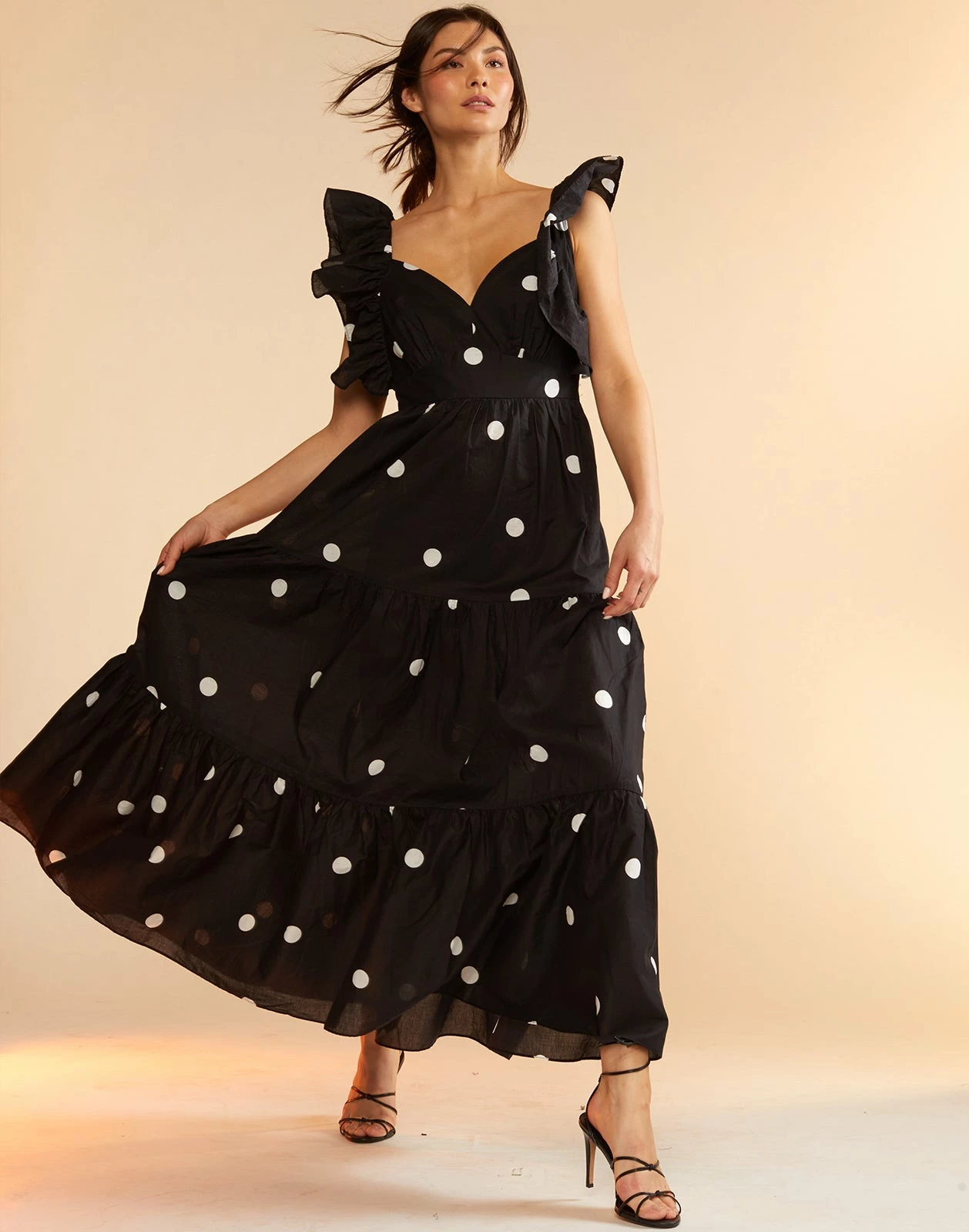 CYNTHIA ROWLEY Gabriella Ruffle Dress - Image 4