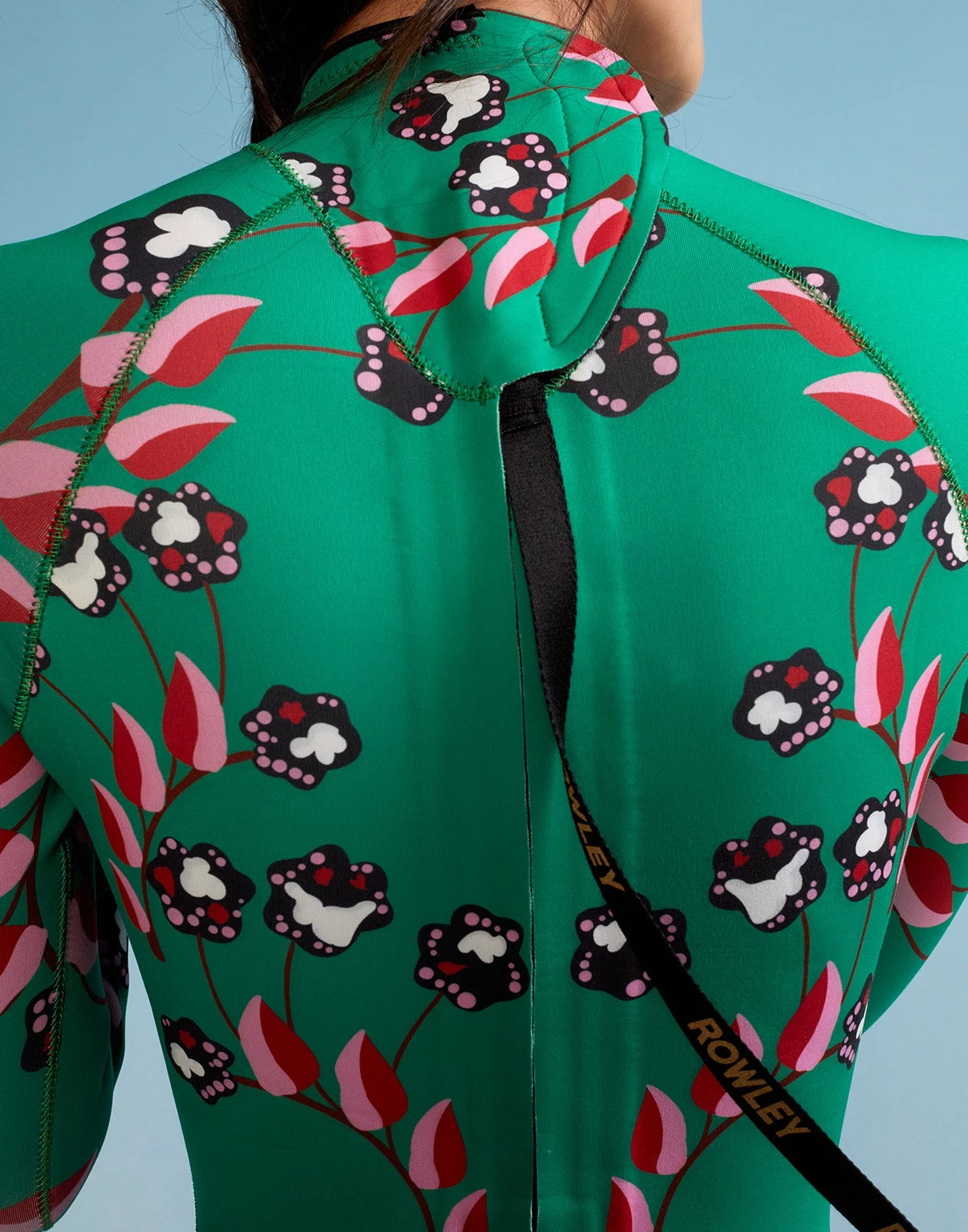 CYNTHIA ROWLEY Vine Floral High Cut Wetsuit - Image 7