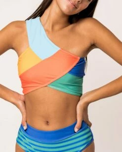 Zella Patchwork Crop
