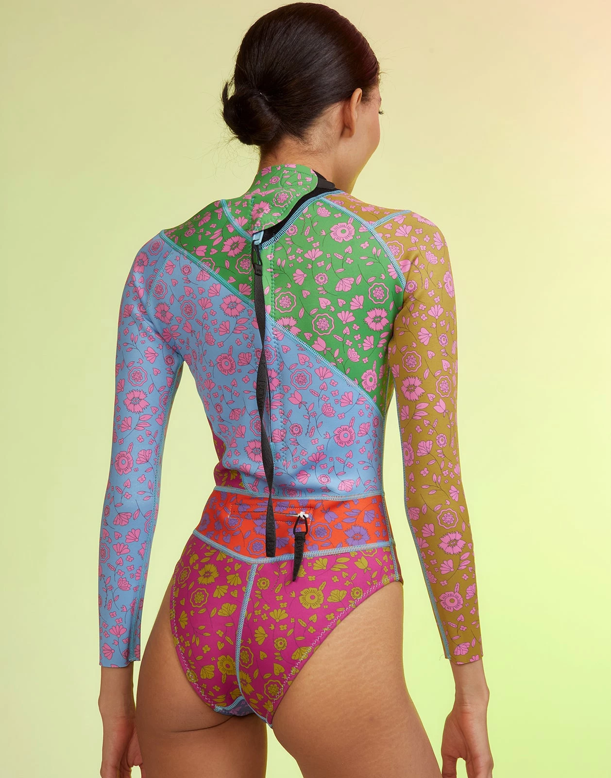 CYNTHIA ROWLEY Patchwork Wetsuit - Image 4