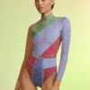 CYNTHIA ROWLEY Patchwork Wetsuit