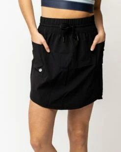 Black Hybrid Skirt