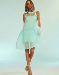 CYNTHIA ROWLEY Chloe Organza Dress