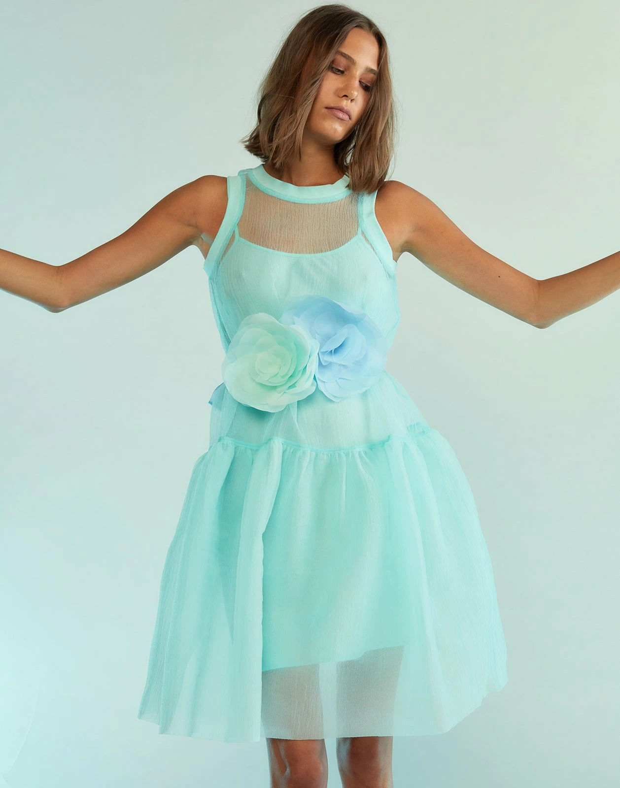 CYNTHIA ROWLEY Chloe Organza Dress - Image 8