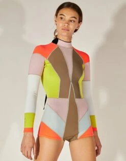 CYNTHIA ROWLEY Colorblock Wetsuit