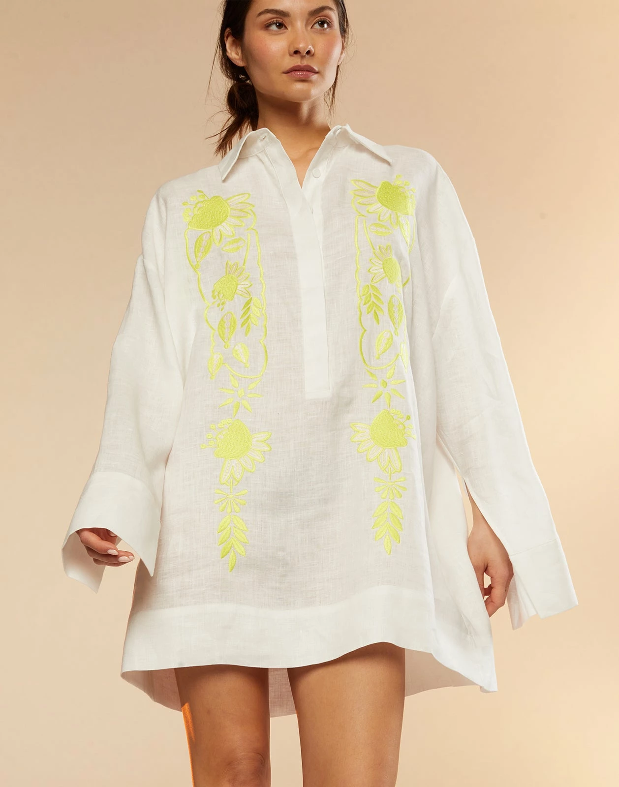CYNTHIA ROWLEY Scalea Embroidered Dress - Image 6