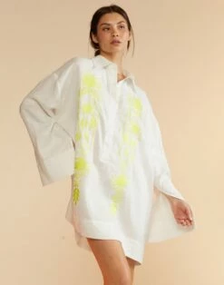 CYNTHIA ROWLEY Scalea Embroidered Dress